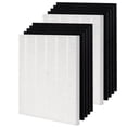 thumbnail image 1 of 2 Pack Hepa C545 Replacement Filter S For 1712009600 And 2522005800 2 HEPA Filter & 8 Activated Pre Filter, 1 of 3
