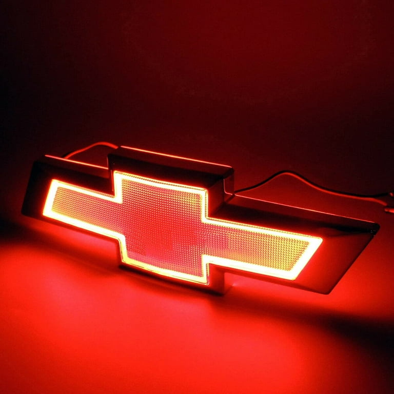 Chevy 5D LED Car Emblem Trunk Tail Logo Red Light Badge Lamp Chevy 5D LED Car Emblem Trunk Tail Logo Red Light Badge Lamp