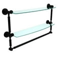 thumbnail image 4 of Allied Brass Retro Wave Place Double Wall Shelf, 4 of 7