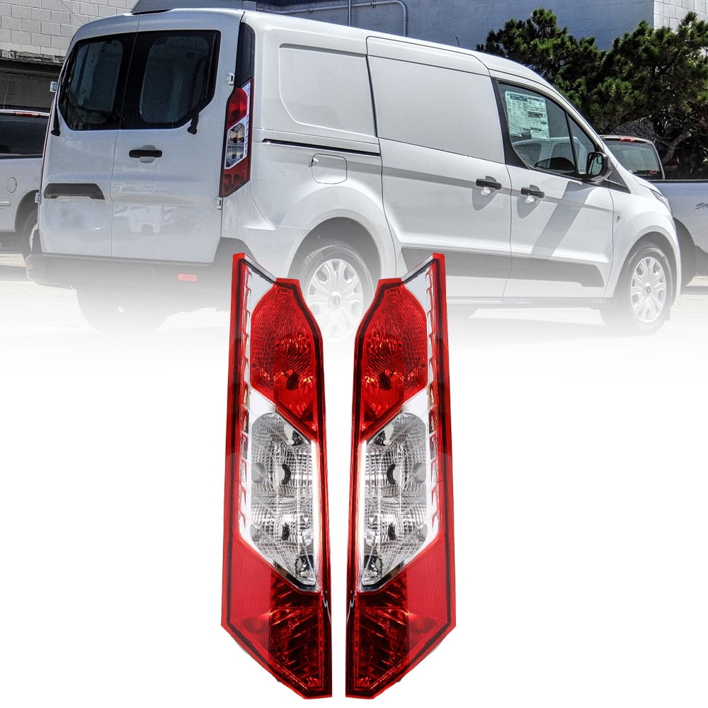 Driver Passenger Side Tail Lights Replacement for 2014-2020 Ford Transit Connect Rear Tail Lights Brake Lamps Assembly Left & Right Side
