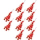 thumbnail image 1 of Flores artificiales Wosthever 10 piezas rama de flor de cerezo decoración interior y exterior Rojo, 1 of 6