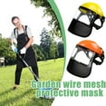 thumbnail image 5 of QHUDLV 1pc Garden Grass Trimmer Helmet Hat With Full Protective Garden Helmet New Face Grass Trimmer Hat Mesh H1k7 2, 5 of 5