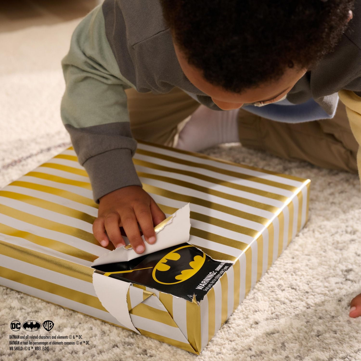 DC Comics, Batman, Figurine articulée Batman Série Giant de 30 cm, jouet de super-héros à collectionner pour garçons et filles à partir de 3 ans