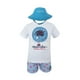 thumbnail image 1 of CONJUNTO 3PZS PARA BEBO TRAJE DE BAÑO, PLAYERA Y SOMBRERO REVERSIBLE MAUI AND SONS 134858, 1 of 8