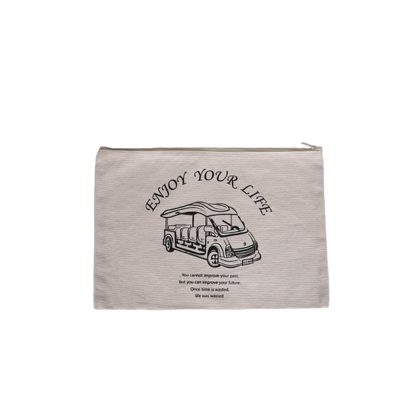 Bolsas de cosméticos de belleza, organizador de artículos de tocador de líneas artísticas multifuncionales, estuche para bolígrafos, paquete Almacenamiento y organización del hogar 23.5*17.5 cm Yuarrent HA061390-09