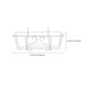 thumbnail image 2 of 1pc maceta rectangular colgando rack balcón flor de flor para el hogar (blanco), 2 of 5