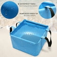 thumbnail image 2 of Graflsoa Seau de Pêche Carré Pliable 18L - Compact, Portable, Multi-Usage pour Camping, Pêche et Plus (Gris), 2 of 6