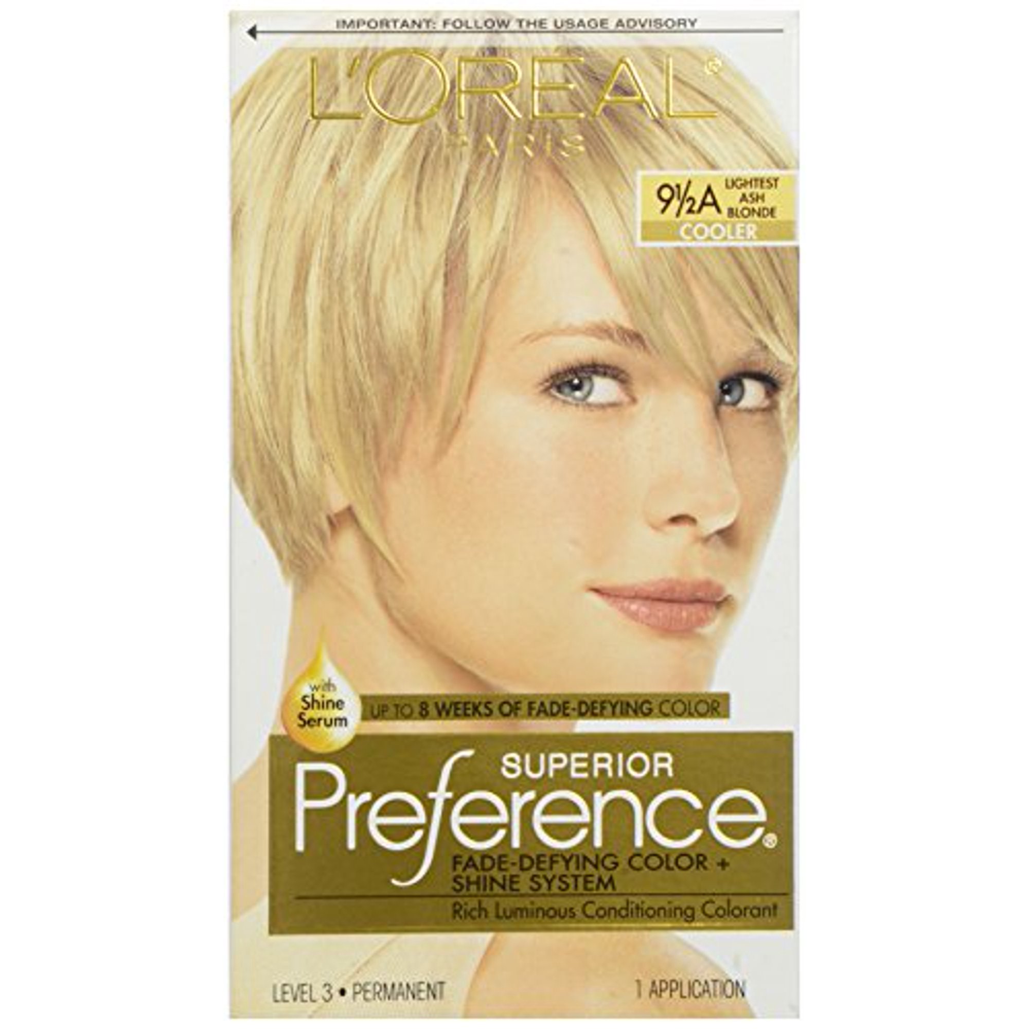 Loreal Preference 9 5a Extra Light Ash Blonde 1 Ct Walmart Canada