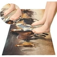 thumbnail image 4 of Dreamtimes Running Horses Kitchen Mat 20"x39", Non Skid Kitchen Runner Rug Absorbent Resist Dirt Kitchen Floor Mat Comfort Standing Mat for Kitchen, Floor, Office, Sink, Laundry, 4 of 6