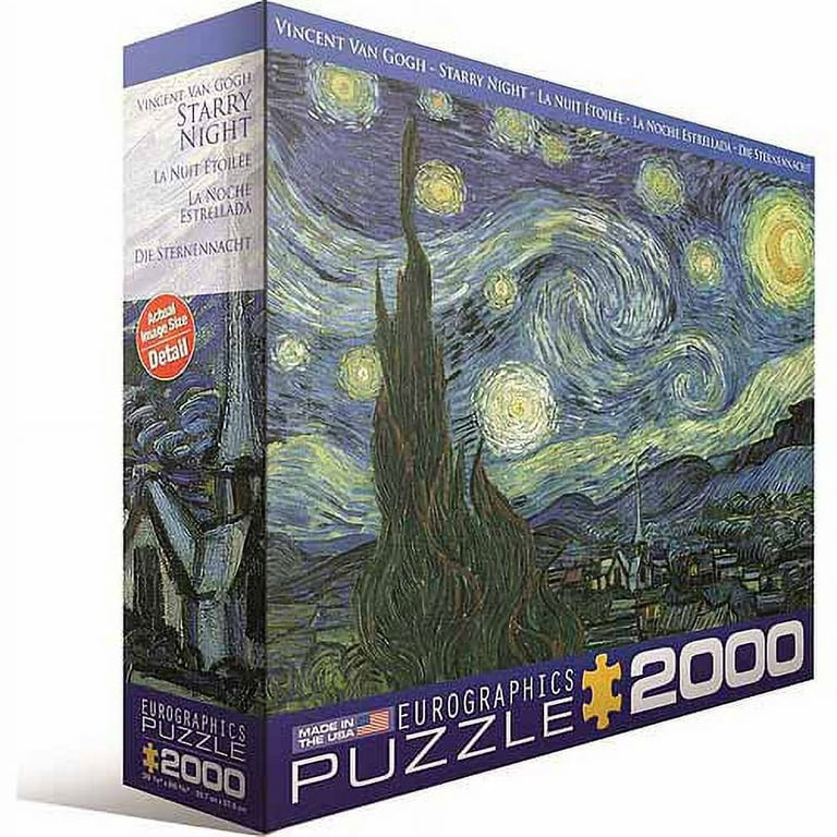 EuroGraphics Starry Night by Vincent Van Gogh 2000-Piece Puzzle 