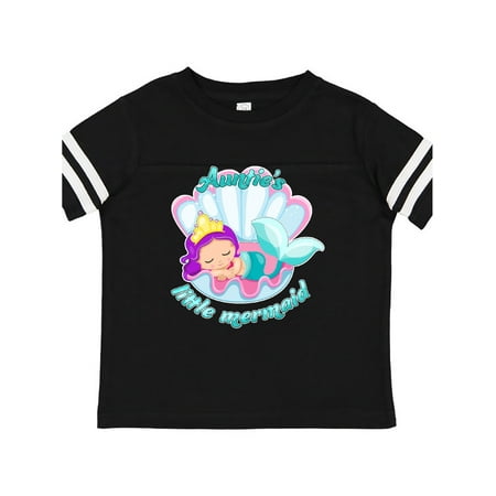 

Inktastic Auntie s Little Mermaid Gift Toddler Toddler Girl T-Shirt