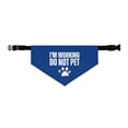 thumbnail image 2 of Gulf Coast Online Do Not Pet Bandana For Dog, Navy Blue Bandana for Dogs, 2 of 2