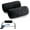 Black, variant on Top Glides Deluxe PlushGrips Extra Thick Fleece Walker Grip Covers - 1 Pair (Black)