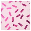 We Love Sundays Pink Confetti Napkins, 6.5"x 6.5", 20 per pack
