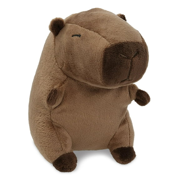 DolliBu Capybara Plush - Super Soft Stuffed Animal Capybara Toy, Cute Stuffed Figure, Wild Animal Toy Gift for Kids and Adults - 6 Inches