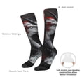 thumbnail image 4 of Sikiie Cool Black And White Dragon Knee Socks, High Socks Long Stretchy Sock Women Knee High Stocking, Long Socks for Women, 4 of 6