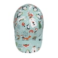 thumbnail image 4 of Balery Christmas Winter Animals Baseball Cap For Women Men,Adjustable Size For Running Workouts And Outdoor Activities All Seasons, 4 of 9