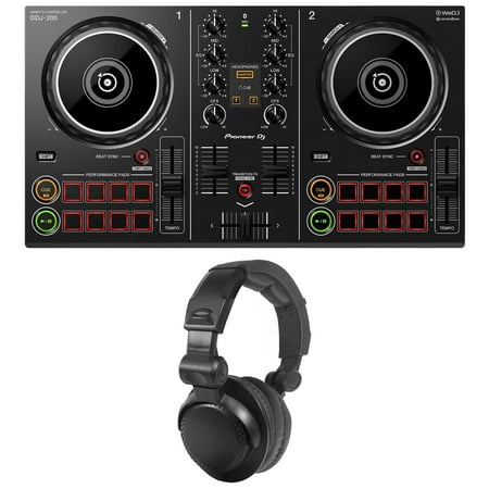 Pioneer DDJ-200 Smart DJ Controller with Premium Headphones Package