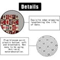 thumbnail image 6 of 4PCS Valentine's Day Highland Cow Shower Curtain Sets with Rugs, Waterproof Fabric White Shower Curtain, Red Plaid Romantic Pink Rose Floral Love Funny Bull Cattle Farm Animal Bathroom Decor, 6 of 7