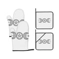thumbnail image 7 of TEQUAN Oven Mitts and Pot Holders Set of 4, Triple Goddess Wiccan Culture Pattern Heat Resistant Kitchen Glove for Baking Cooking Grilling, 7 of 7