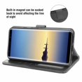 thumbnail image 3 of Mobile Phone Cover for Samsung Note 8, Cover Premium Pu Leather Tpu Flip Case Magnetic Closure Card Compartment Stand Function Wallet with Lanyard Protective Cover, 3 of 7