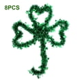 thumbnail image 4 of Tinsel Garland Chambrock Guirnalda Decoraciones de lámina metálicas Colgando de techo para bodas de Navidad Uso al aire libre y interior 2Mgreen 8 piezas kenally HA012699-01, 4 of 7