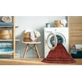 thumbnail image 2 of Ahgly Company Machine Washable Indoor Rectangle Traditional Fire Brick Red Area Rugs, 4' x 6', 2 of 7