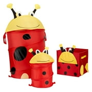 Ladybug 3-Piece Room Organizer Set