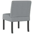 thumbnail image 3 of vidaXL Slipper Chair Light Grey Fabric, 3 of 5