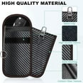 thumbnail image 3 of 2 Pack Faraday Key Fob Protector, Scheam RFID Key Fob Protector Pouch, Faraday Bag Anti-Theft RFID Blocking EMF Cage for Keyless Car Key By PULMCheerger, 3 of 7
