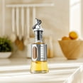 thumbnail image 3 of Yooshoverk Automatic Oil Dispenser Stainless Steel Gravity Spout Kitchen Oil Bottle Mess Free Pouring Leak Proof Design Easy Refill, 3 of 6