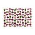 thumbnail image 2 of Rocae Halloween Mouth Printed Heat Resistant Place Mats,Classic Hemstitch Cloth Fabric Placemats Imitation Linen Place Mat Table Mats 18x12 inch, 2 of 9