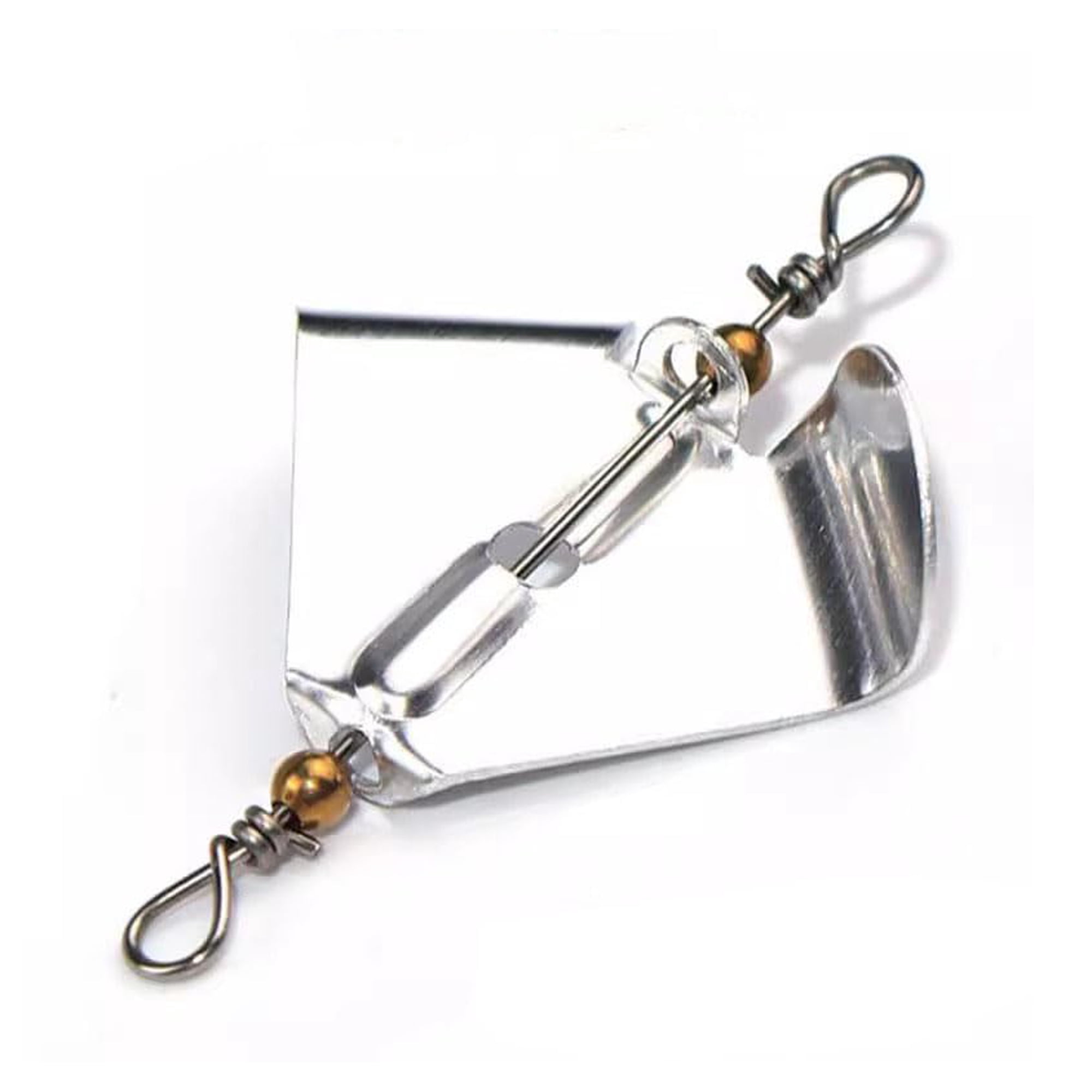 Aluminum Delta Buzzer Spinner Blades for Surface Fishing Lures 2 30pcs
