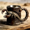thumbnail image 2 of 3D Scorpion Shaped Mug, Unique Resin Coffee Cup with Realistic Creature Design, Novelty Drinkware for Home and Office, Perfect Gift for Animal Lovers and Collectors, 2 of 4