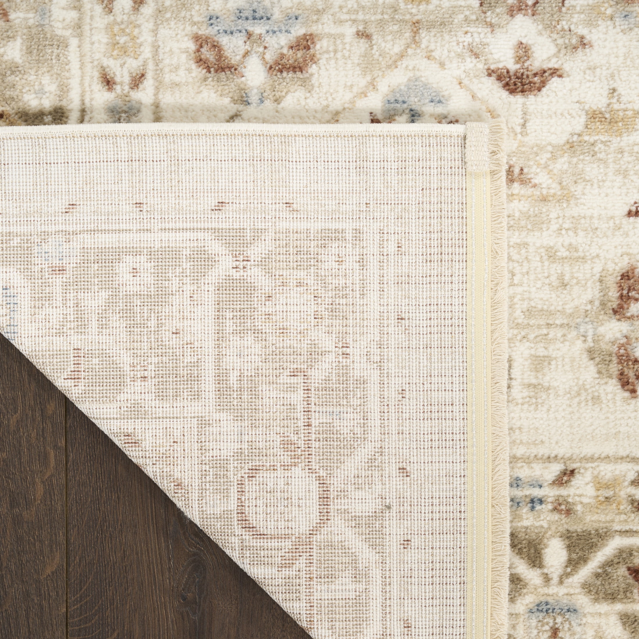 Nourison Pardis 4' x 6' Ivory Taupe Vintage Indoor Rug