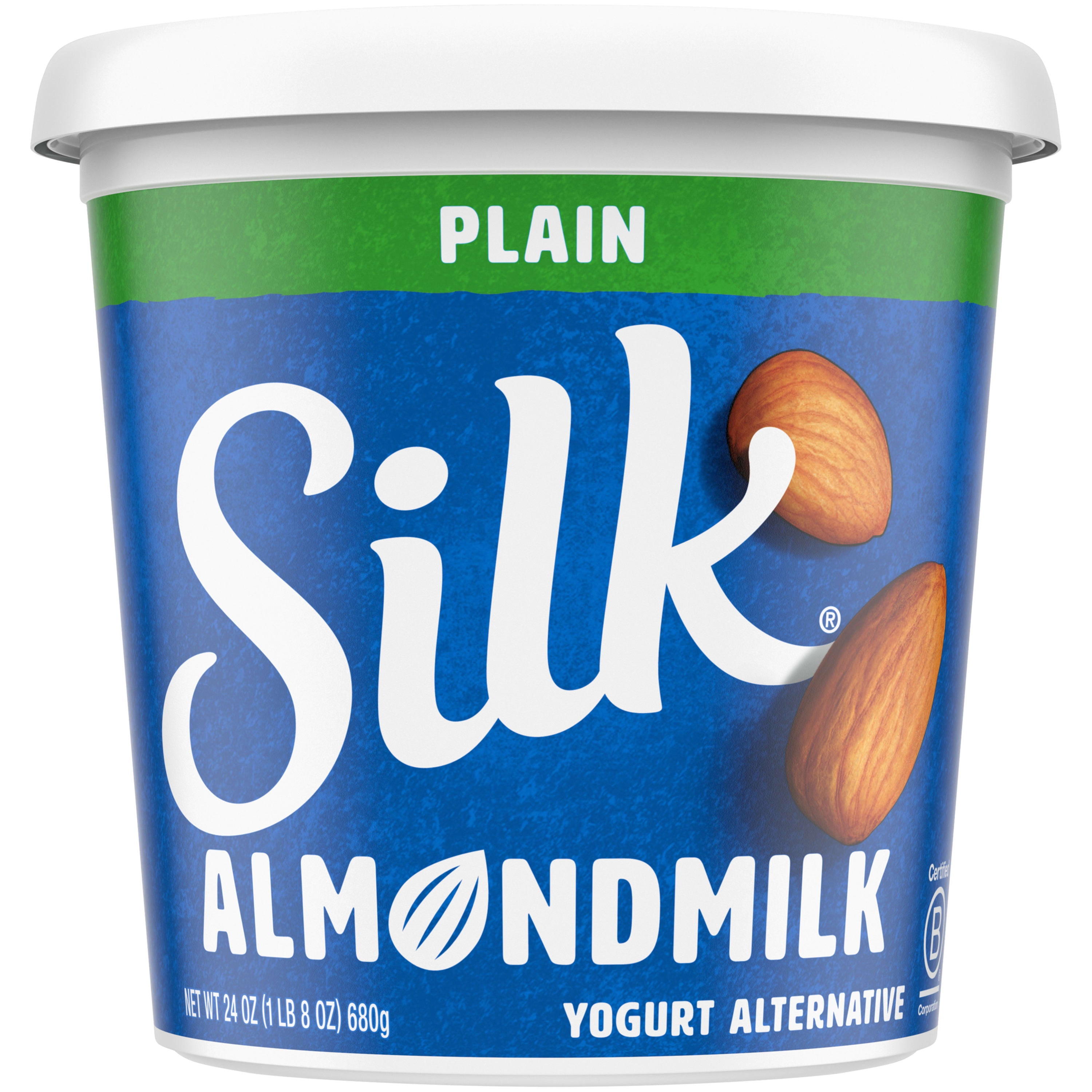 Silk Plain Almond Milk Yogurt Alternative, 24 Oz.