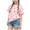 01 Pink, variant on Kids Girls Happy Bear Print T-Shirt Yellow Loose Fit Crew Neck Short Sleeve Soft Tee For Casual Playwear & Back To School