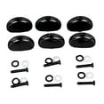 thumbnail image 1 of Guitar Tuning Key Button, 6Pcs Folk Guitar Tuning Peg Handle Sturdy  for Replacement Black,Gold, 1 of 7