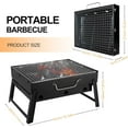 thumbnail image 2 of BBQ Barbecue Grill, Portable BBQ grill easy-to-use, Foldable Charcoal Grill for Outdoor, Stainless Steel Smoker BBQ, 2 of 7