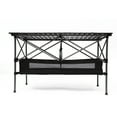 thumbnail image 4 of Set of 3, Folding Outdoor Table and Chairs Set for Indoor, Outdoor Camping, Picnics, Beach,Backyard, BBQ, Party, Patio, Black/Green 00035, 4 of 9