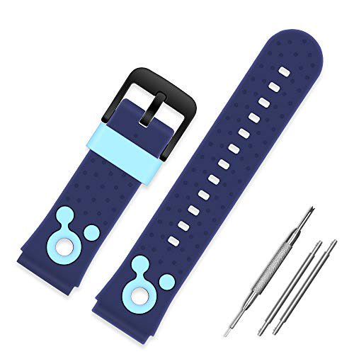 Kids Smartwatch Replacement Bands Compatible with PTHTECHUS MeritSoar XPLORA 4 Silicone Watch Strap 20mm for Boys and Girls Gifts Light blue