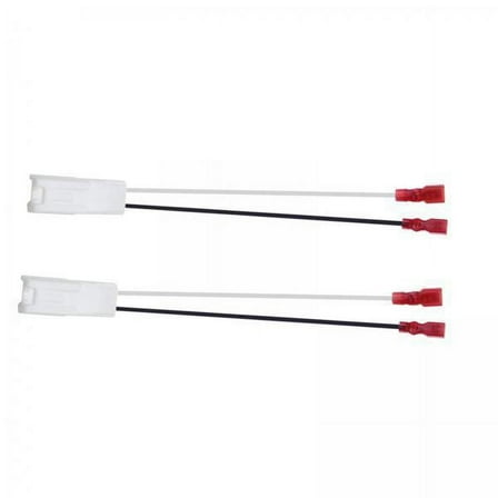 Colcolo 2x2 Pieces Car Front Door Speaker Wiring Harness Connector Plug Replacement