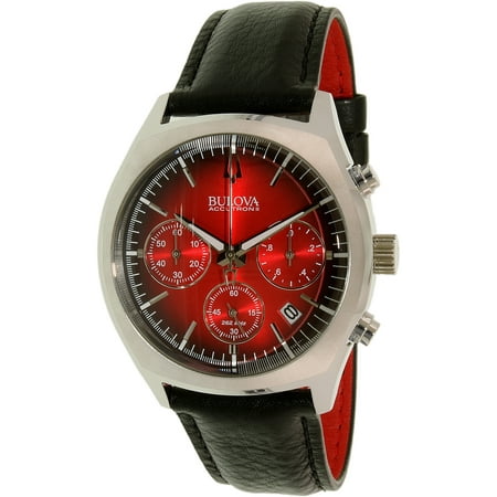 Bulova Men's Accutron II 96B238 Black Leather Quartz Watch