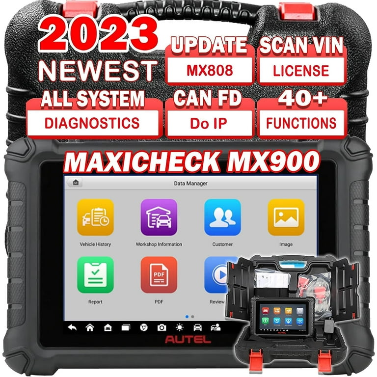 Autel MaxiCheck MX808 All Systems & All Service Diagnostic Scanner Tab -  Tire Supply Network