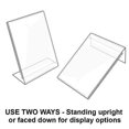 thumbnail image 3 of Azar Displays 112739 2.5" W x 3.5" H Vertical en Forme de L Support de Signe -10pk, 3 of 5