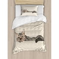 thumbnail image 3 of Ambesonne Cat Duvet Cover Set, 3 of 3