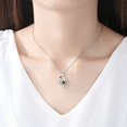 thumbnail image 4 of Collar de plata de ley 925 Te amo Collar de amor en 100 idiomas para novia Mujer Regalos románticos para ella Adepaton WMZL-845-2, 4 of 7