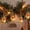 Red, variant on EazyTech Glowing Hydrangea Christmas Ball Ornament Clear Glass LED Light Up Decor for Home Party Wedding Mall Restaurant 1PC