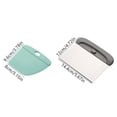 thumbnail image 2 of 2-in-1 Heavy-Duty Stainless Steel Dough & Flour Scraper - Sharp Baking Dough Noodle Cutter for Household Cake Bread Pastry Making, Durable Kitchen Baking Tool for Home Bakers Use, Cyan, 2 of 6