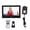 Black - AU Plug, variant on Suodoka 7 Inch Electronic Digital Picture Frame 1080P High Resolution Display Wall Mountable Multimedia Player with Remote Control Black EU Plug 100-240V Perfect Gift